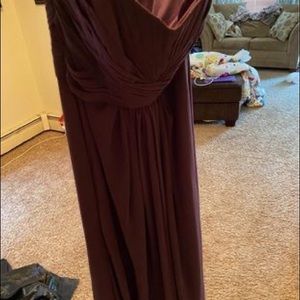 Strapless floor length dress